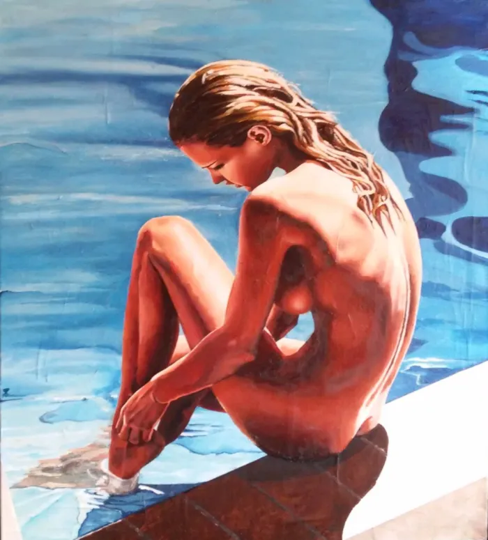 figurativo-realista-mujer-en-verano-oleo