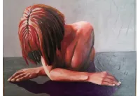 figurativa-mujer-oleo-pelo-rojo