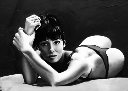Black and white
