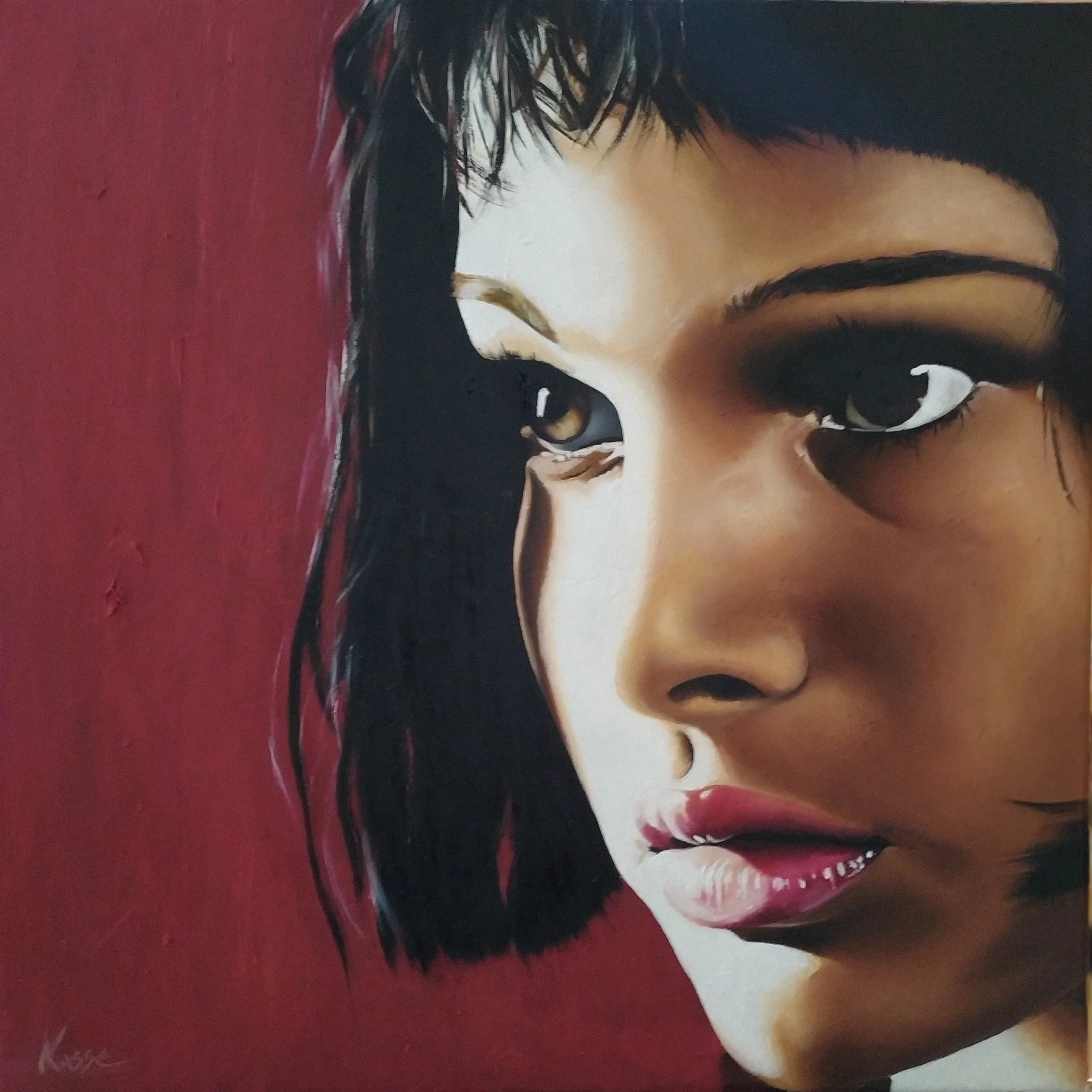 kasseart figurativa retrato oleo realista
